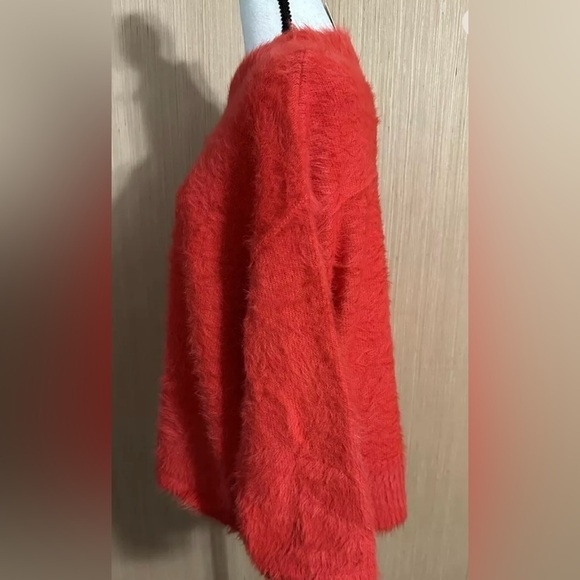 Free People Red Flurry Sweater, Size XS (v) - Picture 5 of 11